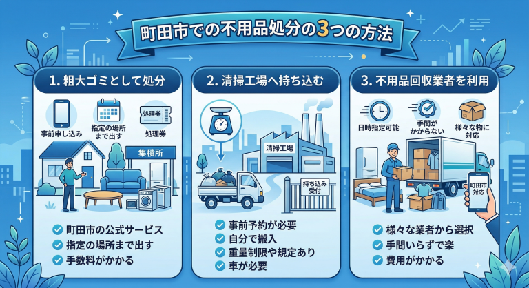 町田市で不用品を処分