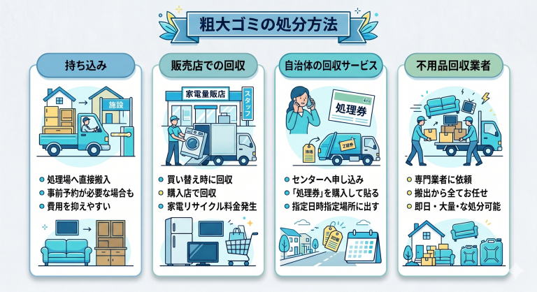 粗大ゴミ処分方法