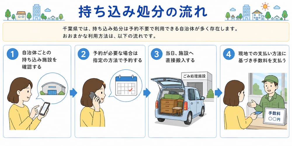 持ち込みの申し込み方法