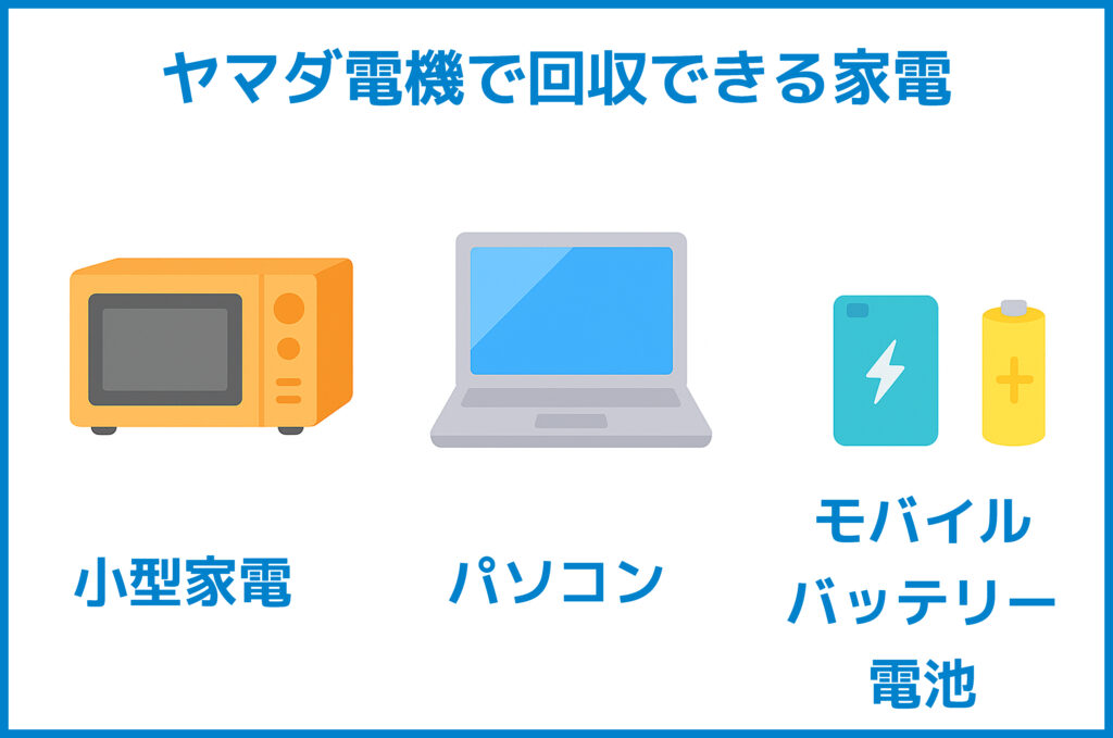 ヤマダ電機で回収できるもの