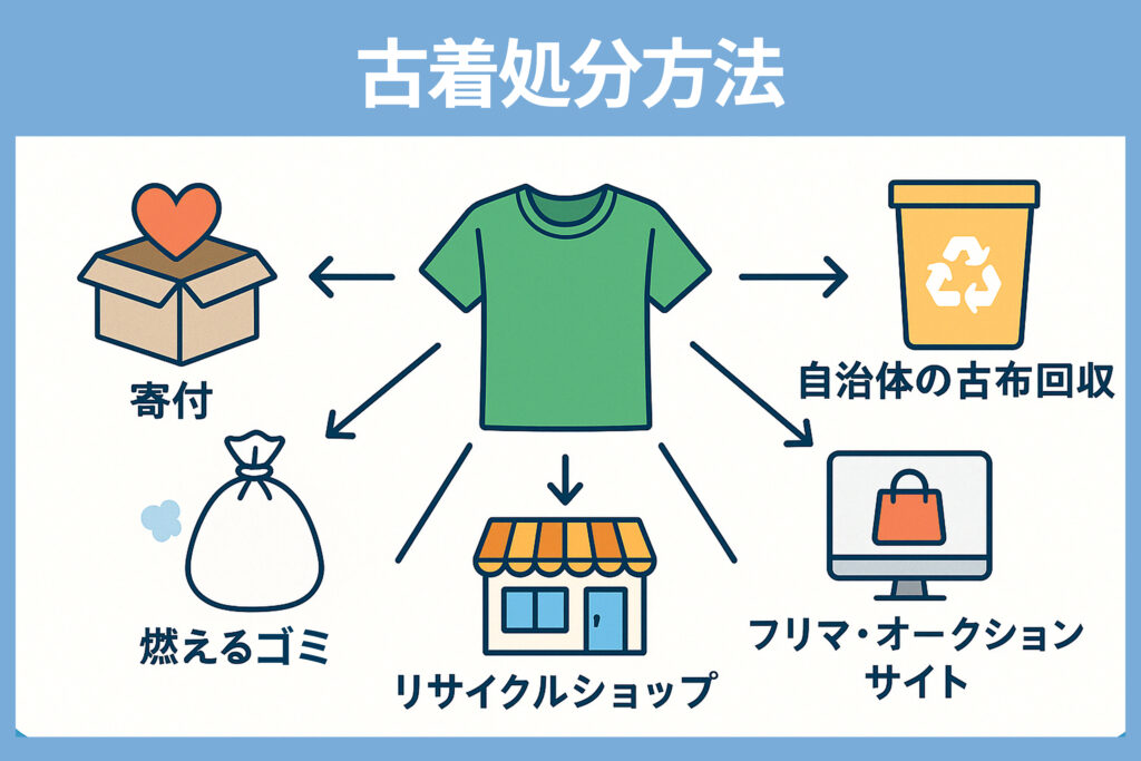 しまむらの古着を回収以外で処分する方法