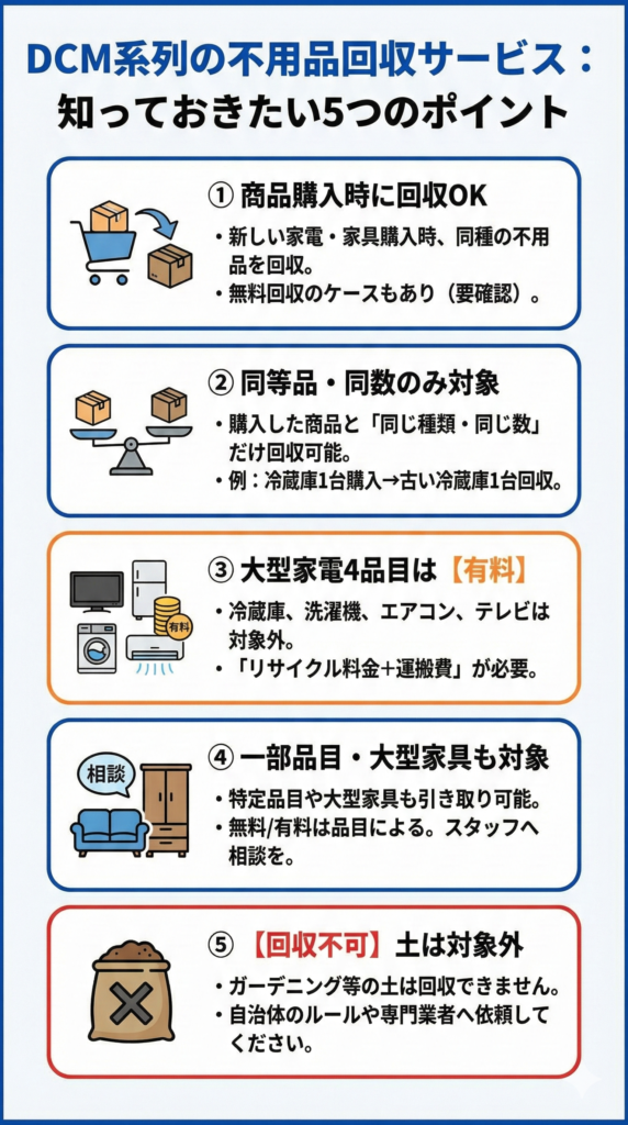 DCM系列の回収サービス