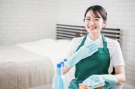 運気を上げる方法の掃除が難しく業者に依頼した人が撮影した画像